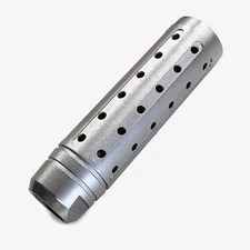 Muzzle brake 1/2 28 Steel Linear Compensator CNC Machined 3.5" Long Stainless