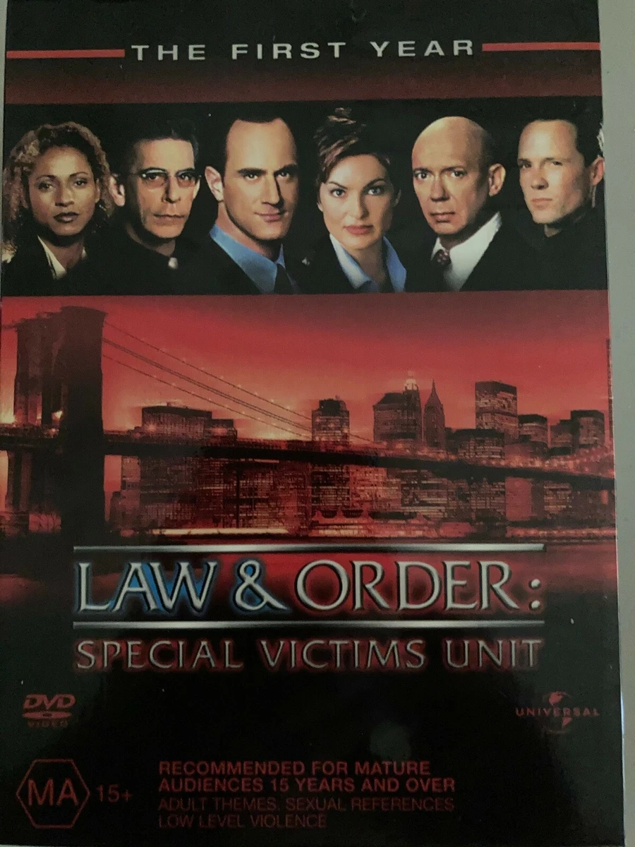 LAW ORDER SVU Season 1 6 x DVD Complete First Series One 0221