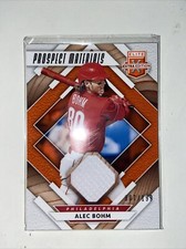 2020 Panini Elite Extra Edition Prospect Materials Orange /199 Alec Bohm #PM-AB