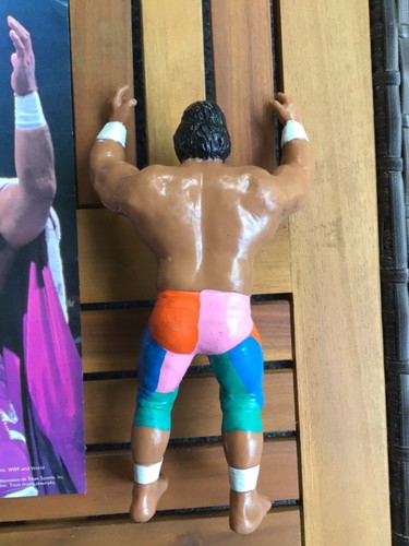 WWF HAKU WRESTLING SUPERSTARS ACTION FIGURE/POSTER LJN 1989 BLACK CARD SERIES 6 - Picture 11 of 14