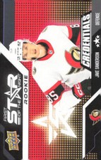 2022-23 UD Credentials Jake Sanderson #1SR-7 1st Star of the Night Rookie RC