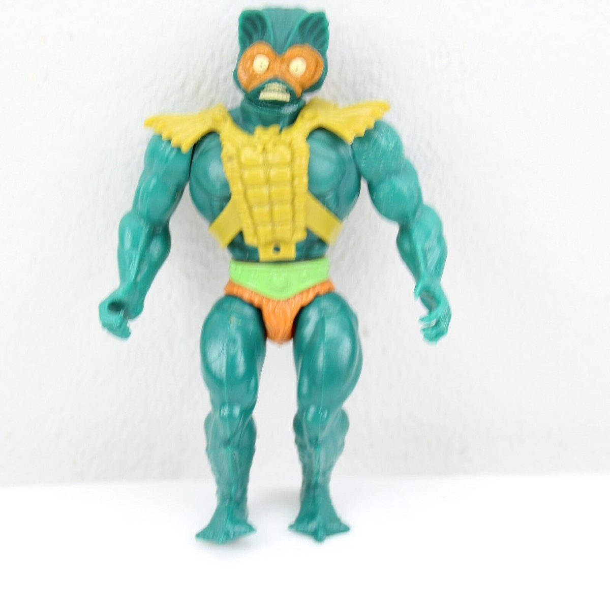 Mer-Man SOFT HEAD 1981 He-Man MOTU Mattel Masters of the Universe