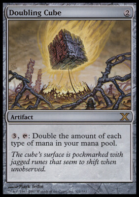 MTG DOUBLING CUBE ITALIAN EXC - MULTIPLIKATORWÜRFEL - X - MAGIC