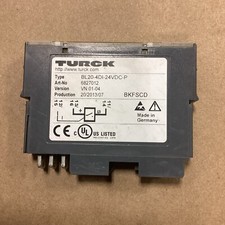 TURCK BL20-4DI-24VDC-P ELECTRONIC DIGITAL INPUT MODULE G31