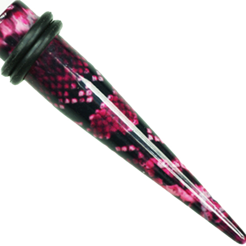 Piercingfaktor Dehnstab Taper Marmor Look | Für Ohr Piercing Dehnung | 1,6mm Bis 16mm Erhältlich