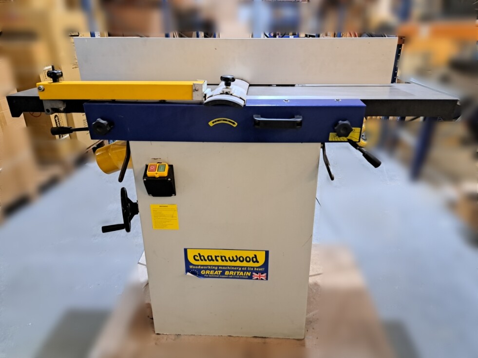 USED CHARNWOOD W590 12" X 9" Cast Iron Professional Planer Thicknesser