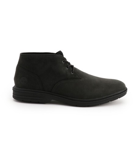 Timberland Men's Sawyer Lane Waterproof Chukka Boots Black Nubuck, Size 13 Wide