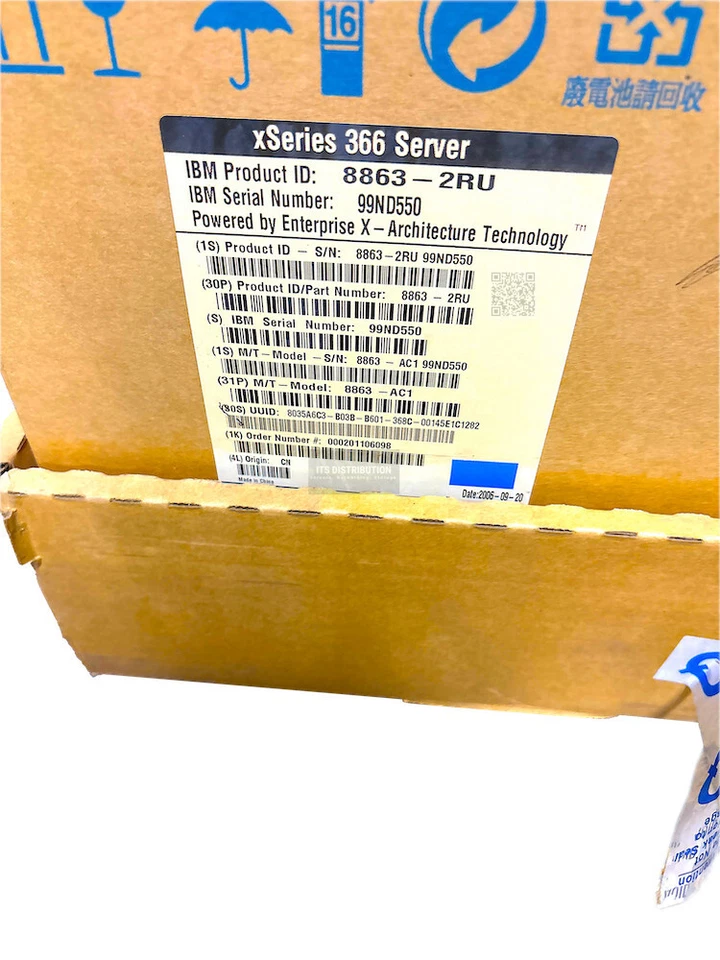 Servidor electrónico 88632RU I Open Box IBM xSeries 366 8863-AC1 Xeon 3,66 GHz 6 GB de RAM Foto 4 de 4