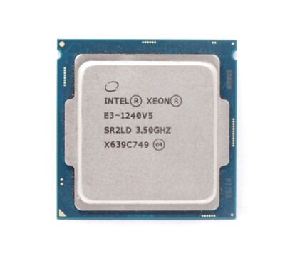 Intel Xeon E3-1240 v5 SR2LD 3.5GHz 8MB Quad Core LGA1151 CPU Processor W1-1(16)
