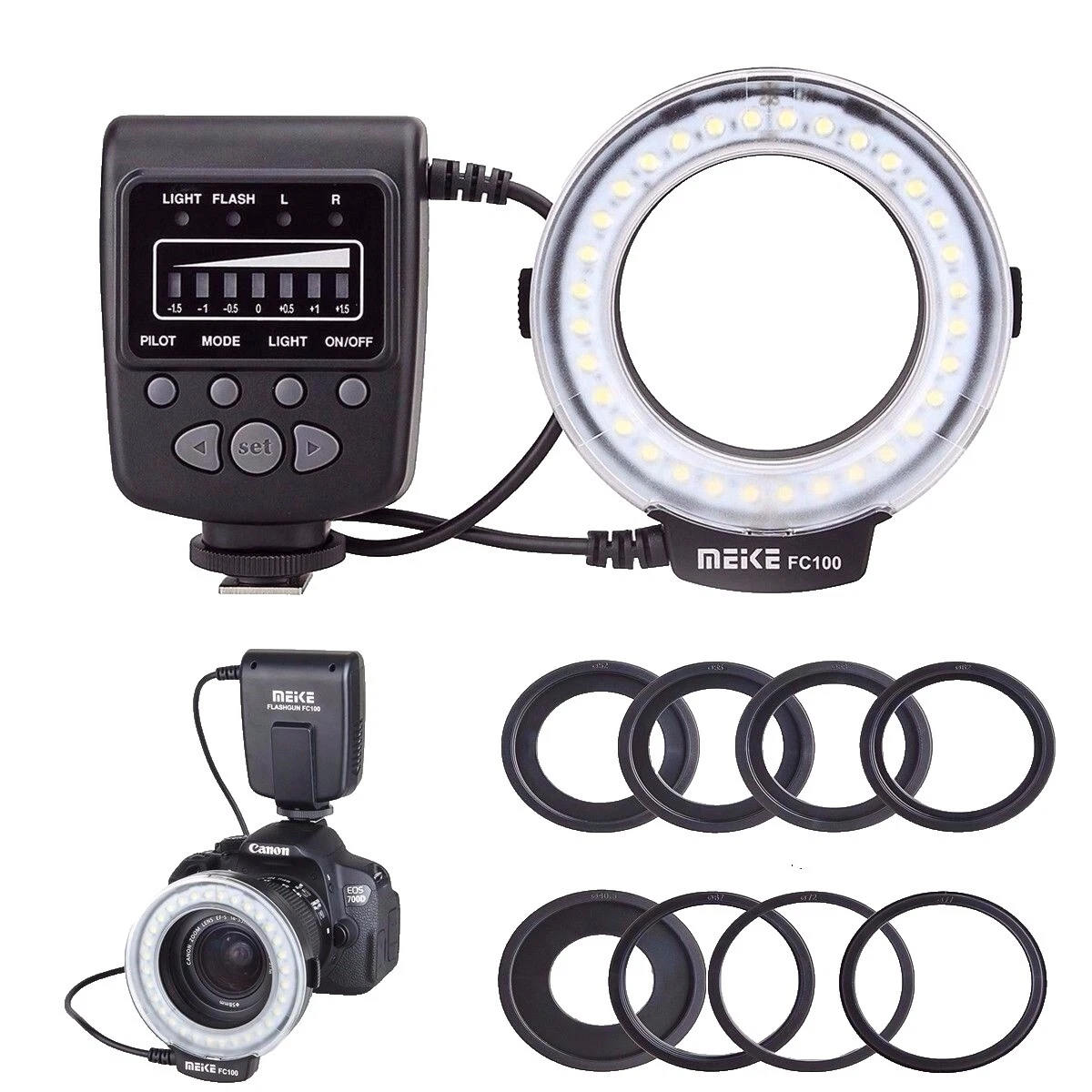 Meike Ring Light/Macro Camera Flashes for Panasonic