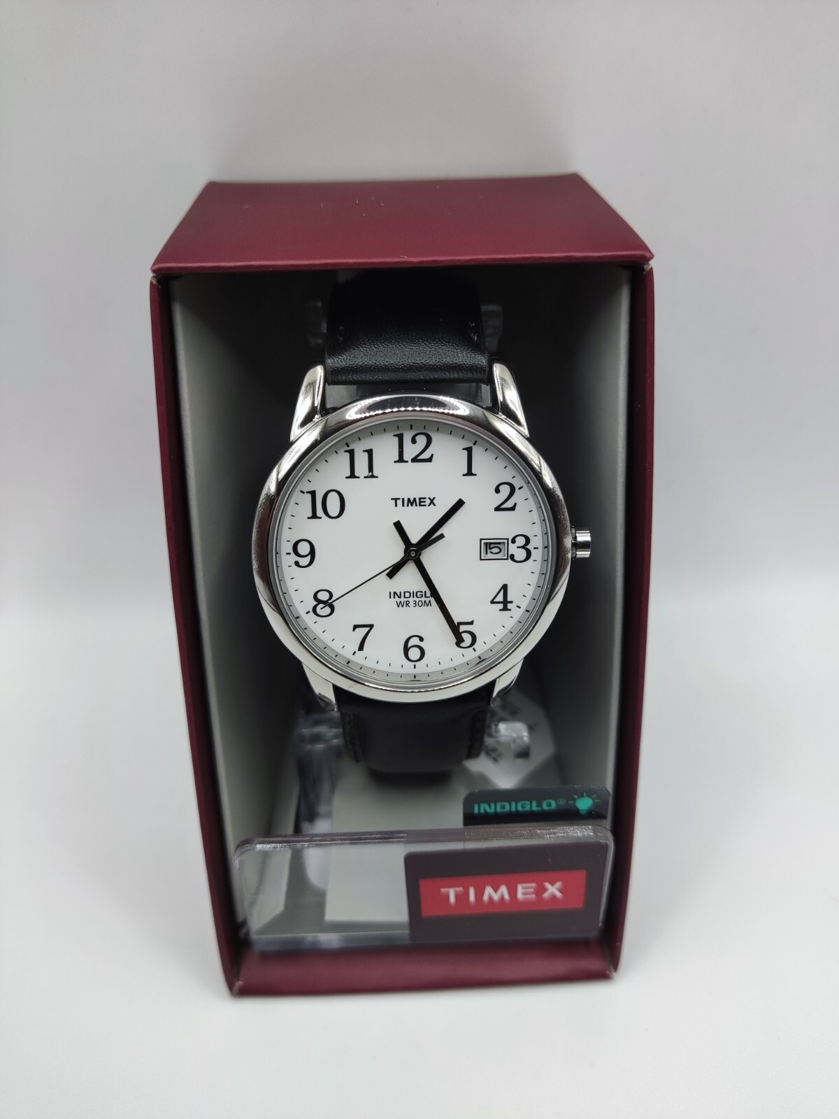 Timex Men's Black Leather Strap Watch T2H281 eBay