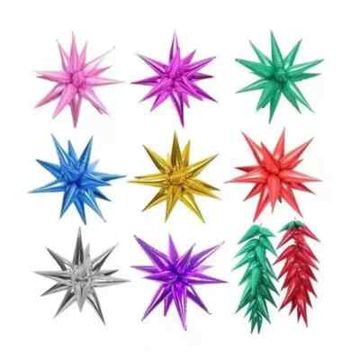 40'' DIY StarBurst Explosion Wassertropfen Kegel Folienballon Geburtstag Weihnachten Party 12x