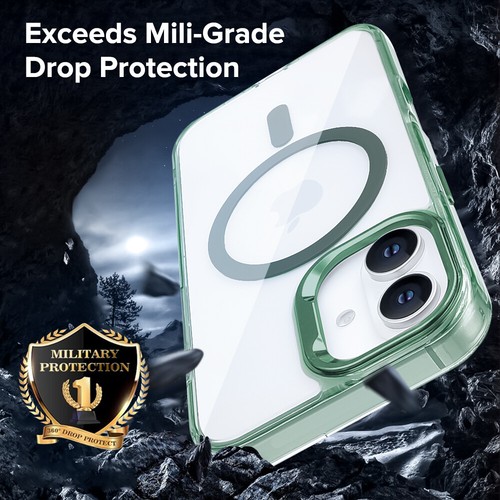 For Apple iPhone 16 Plus Ultra Clear Hard Back PC & TPU Edge MagSafe Cover Case - Foto 25 di 43