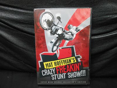 Mat Hoffman's Crazy Freakin' Stunt Show! (DVD, Deluxe Collector's Ed., 2003)