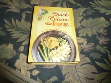 Quick Cuisine At Your Fingertips - Hardcover - Ring/Wire Bound -