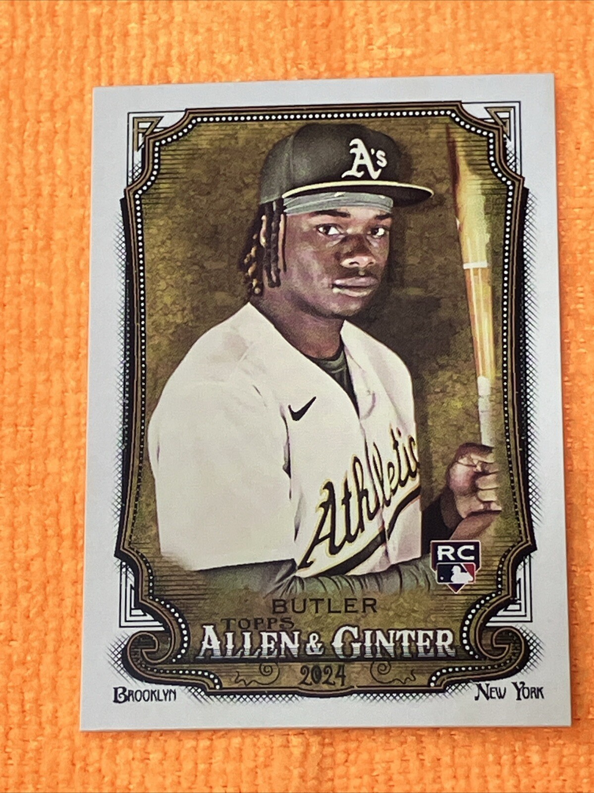 Lawrence Butler RC 2024 Topps Allen & Ginter #57 Rookie Card - Oakland Athletics