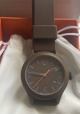 ESQ By Movado Women s Silicone Steel Swiss Movt Sports Luxury Watch/Brown