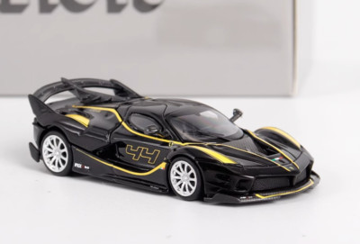 AL LT 1:64 Black FXXK EVO #44 Super Racing Sports Model Diecast Collect Car
