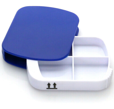 Portapillole Vintage Portatile - 3 Scomparti Per Medicina Giornaliera, Stile Marilyn Monroe - Foto 3