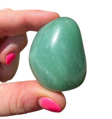 Green Aventurine Stone Pebbles, Natural Green Aventurine Tumbled from Brazil