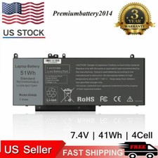 51Wh Battery for Dell Latitude E5450 E5550 Laptop 15.6" G5M10 0WYJC2 8V5GX 7V69Y