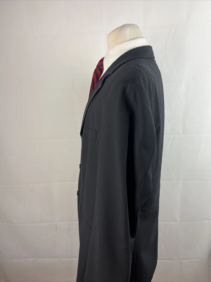 346 Brooks Brothers Men's Dark Gray Solid Wool Blend Suit 46R 38X31 $1,695 - Image 4 of 4