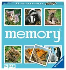 Ravensburger Animal Babies Memory Game Fun Family Game for Kids Ages 3 and Up