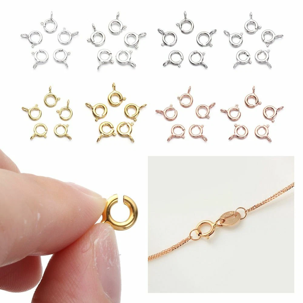 Necklace clasp deals ring