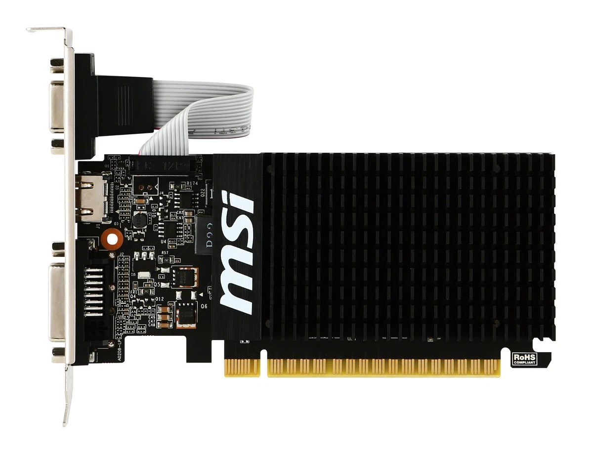 Asus Nvidia GeForce GT 710 | 2GB GDDR3 | HDMI | DVI | VGA | PCI-E x16 2