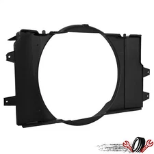 For Dodge Ram 2500 3500 1994-2002 Front Engine Cooling Radiator Fan Shroud Black