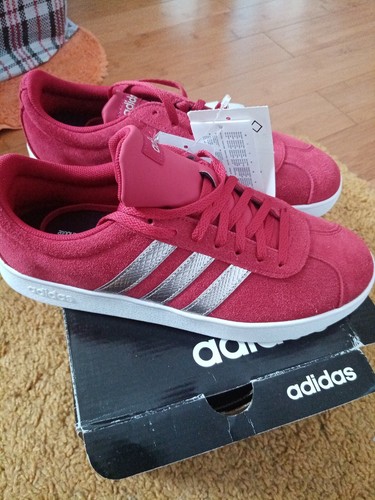 Adidas Mens Trainers VL Court 2.0 UK 6 USA 7.5 EUR 39.5 box+bag+keyring+SCATCH - Picture 5 of 12