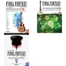 Final Fantasy Solo Guitar Collections Vol.1-3 Revised TAB Score with CD Fr Japan