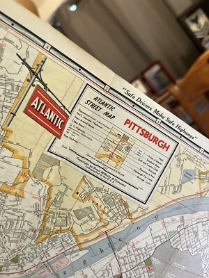 Vintage 1962 Atlantic Imperial Gas Station Pittsburgh Vicinity