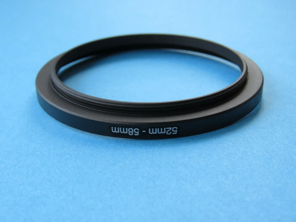 52mm to 58mm Step Up Step-Up Ring Camera Lens Filter Adapter Ring 52mm-58mm - Image 2 of 2