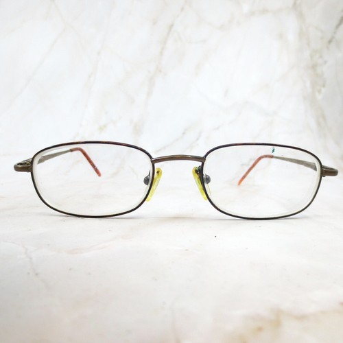 Houston Eyeglasses Frame Men's Brown Demi Metal Full Rim Rectangular Shape 135
