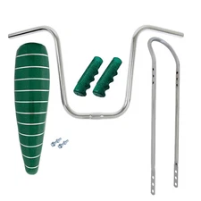 20" LOWIRDER SPARKLE GREEN STRIPE BANANA SEAT W/GREEN GRIPS,SISSYBAR & HANDLEBAR