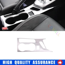 For Toyota Corolla 14-2018 Silver Steels Central Console Water Cup Frame Trim
