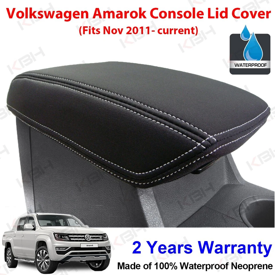 Waterproof Neoprene Console Lid Cover Fits VK Amarok Nov 2011-2023