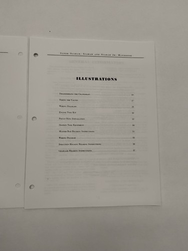Warner Super Scarab/ Scarab/ Scarab, Jr. Warner Engine Handbook-Reproduction - Picture 4 of 24