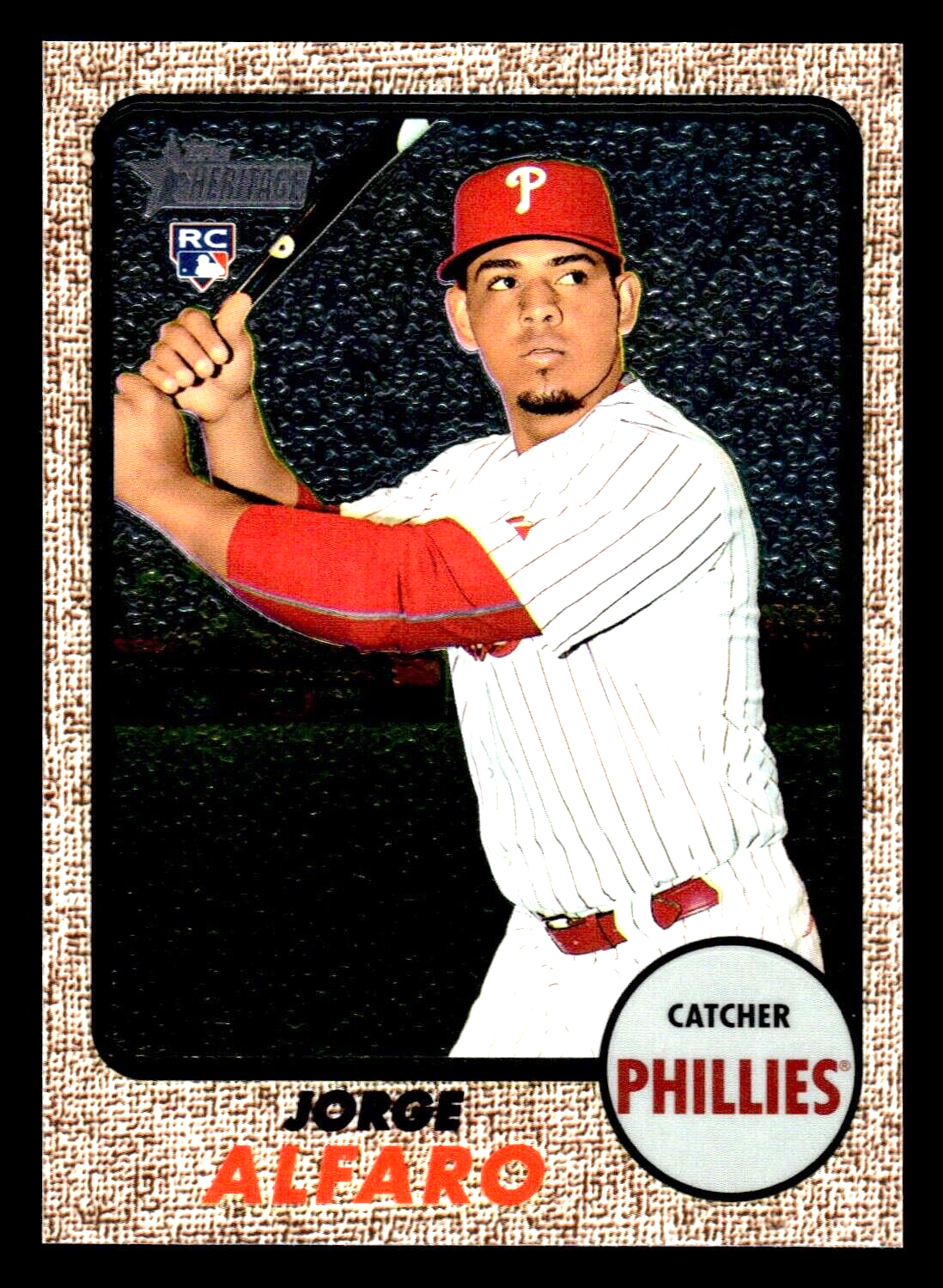 2017 Topps Heritage High Number Jorge Alfaro Rookie Chrome #THC-639 -/999
