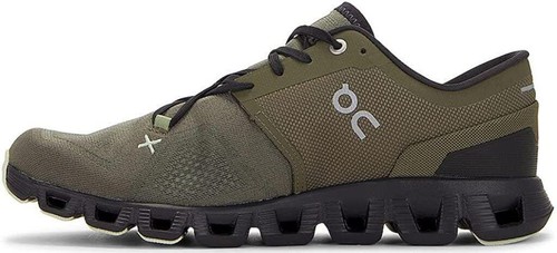 On Cloud X Running Shoes OC All Olive Green Men display picture 3