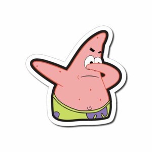 Patrick Dabbing Sticker / Decal - Dab Spongebob Meme Parody Funny | eBay