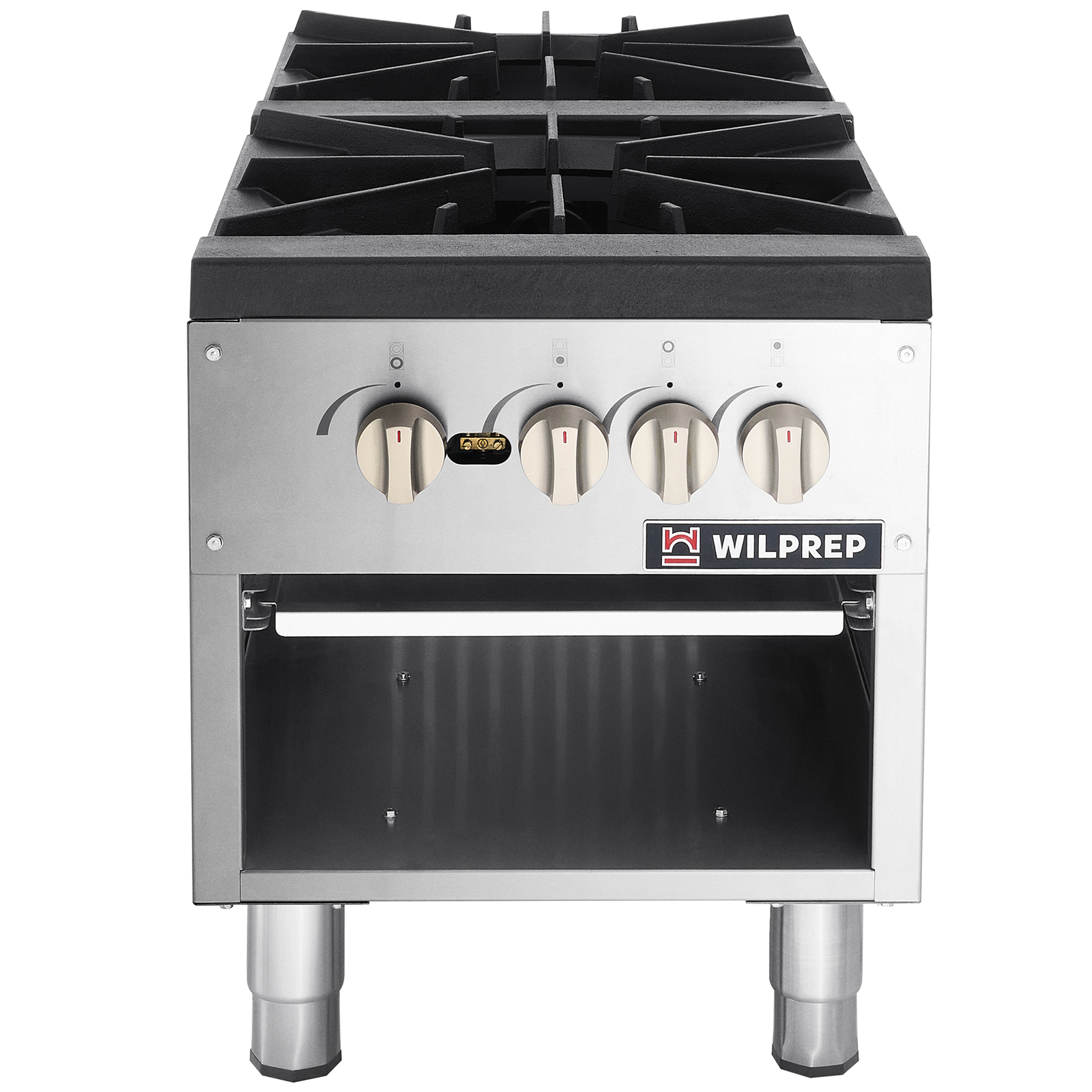 Secondhand 53" Commercial Gas Range, 2 Burner Gas Stove with Total 160000 BTU