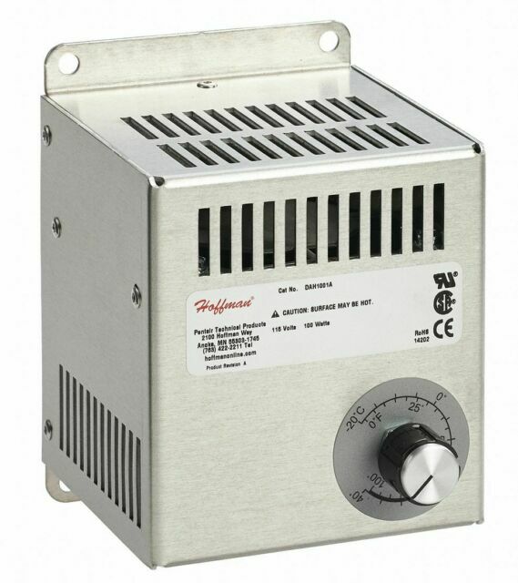 HOFFMAN DAH1001A Fan Forced Enclosure Heater,100W,120V 32FL34