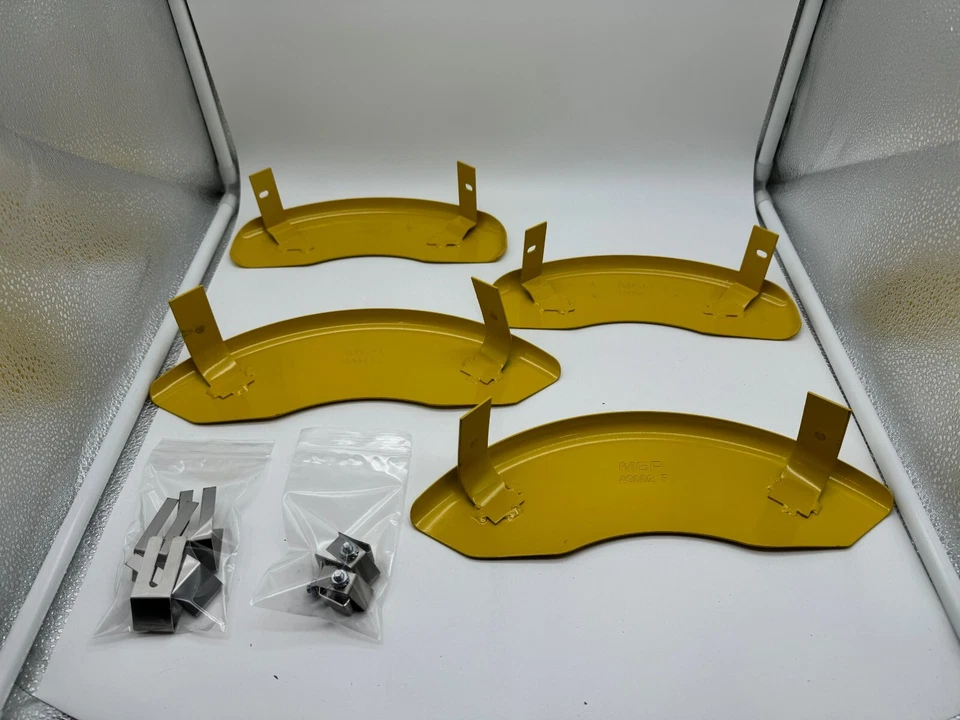 MGP CALIPER COVERS 2006 TO 2011 BUICK LUCERNE V6 YELLOW PREVIOUS INSTALLED - Image 2 of 4