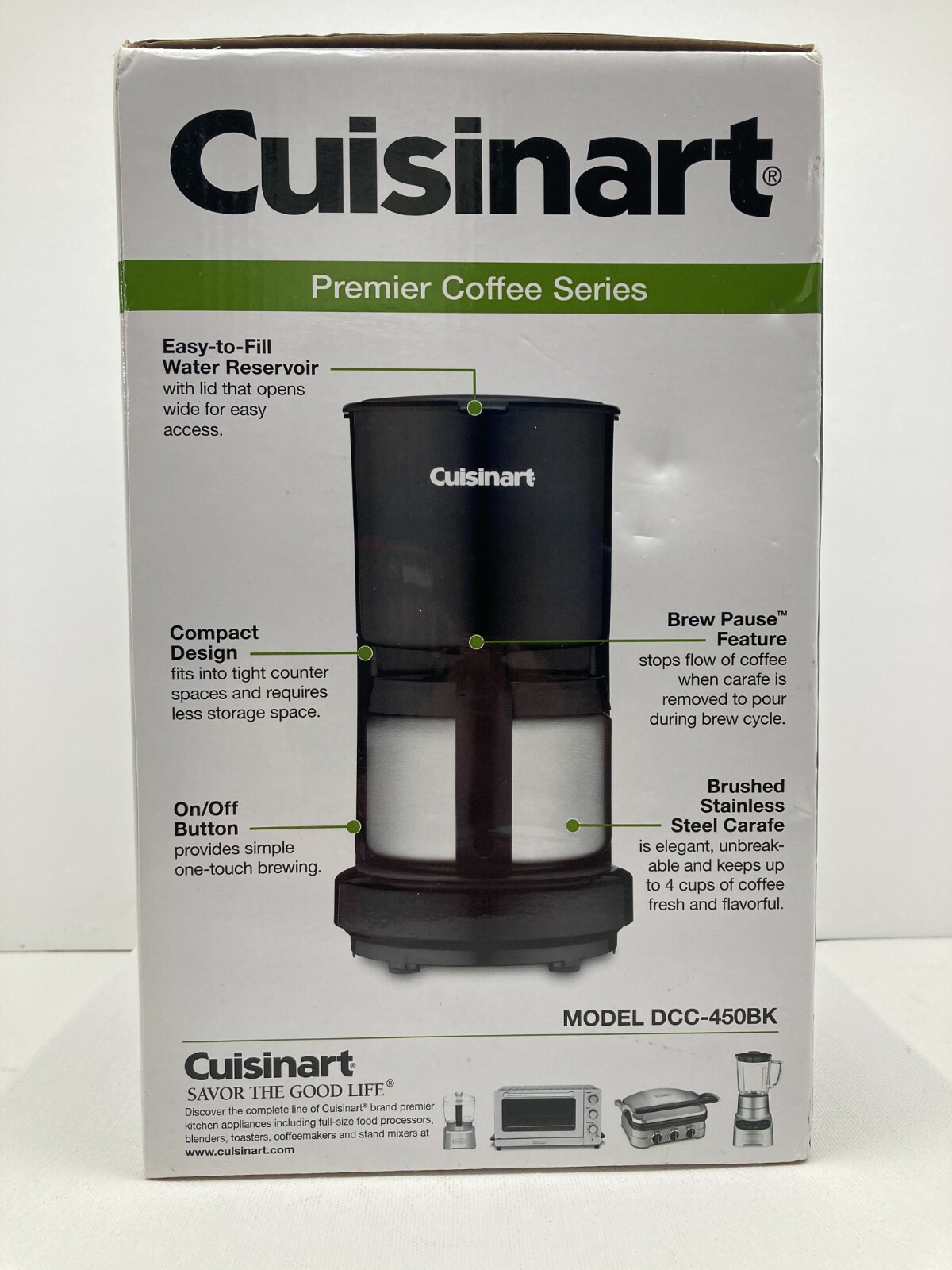 Cuisinart Dcc450bk Dcc450bk Cuisinart 4-Cup Coffeemaker With