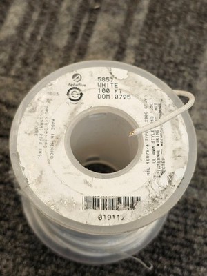 Alpha Wire 5857: 18 AWG Brn Mil-Spec Wire PTFE Stranded Copper 100Ft
