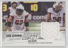 2018 Upper Deck CFL UD Game Jersey Jon Gott #GJ-JG 2o7