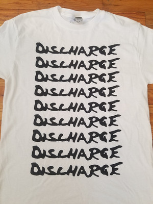 DISCHARGE Multi Print T-Shirt UK D Beat Hardcore Punk Band Merch Tee UK RAW