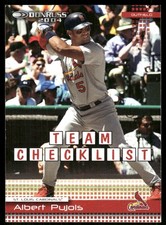 Albert Pujols 2004 Donruss #398 Cardinals MLB READ FREE SHIPPING AutographDen